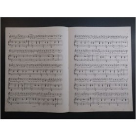 BARIGEL G. Le Bal des Paquerettes Chant Piano 1878