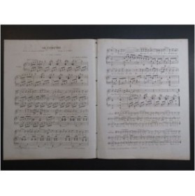 THYS Alphonse Sa Fenêtre Chant Piano ca1850
