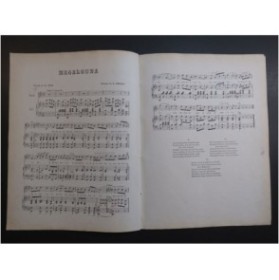 BÉRARD E. Magalouna Chant Piano XIXe siècle