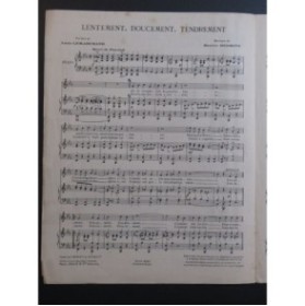  Tendrement Chant Piano 1924