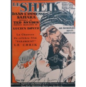 SNYDER Ted Le Sheik of Araby Fox-Trot Shimmy Piano 1921