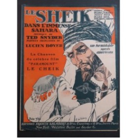 SNYDER Ted Le Sheik of Araby Fox-Trot Shimmy Piano 1921