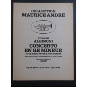 ALBINONI Tomaso Concerto en Ré mineur Trompette Piano ou Orgue 1970