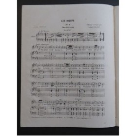 DUPONT Pierre Les Paysans No 1 Les Bœufs Chant Piano ca1850