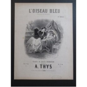 THYS A. L'Oiseau Bleu Chant Piano ca1860