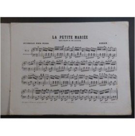 ARBAN La Petite Mariée Quadrille Piano ca1875