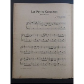 STREABBOG Louis Les Petits Conscrits op 202 Piano 1938