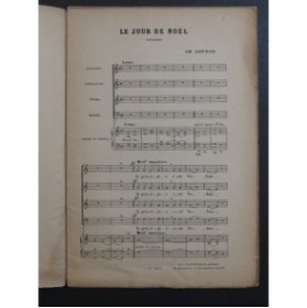 GOUNOD Charles Le Jour de Noël Epilogue Chant Orgue 1895