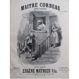 MATHIEU Eugène Fils Maitre Corbeau Piano XIXe siècle