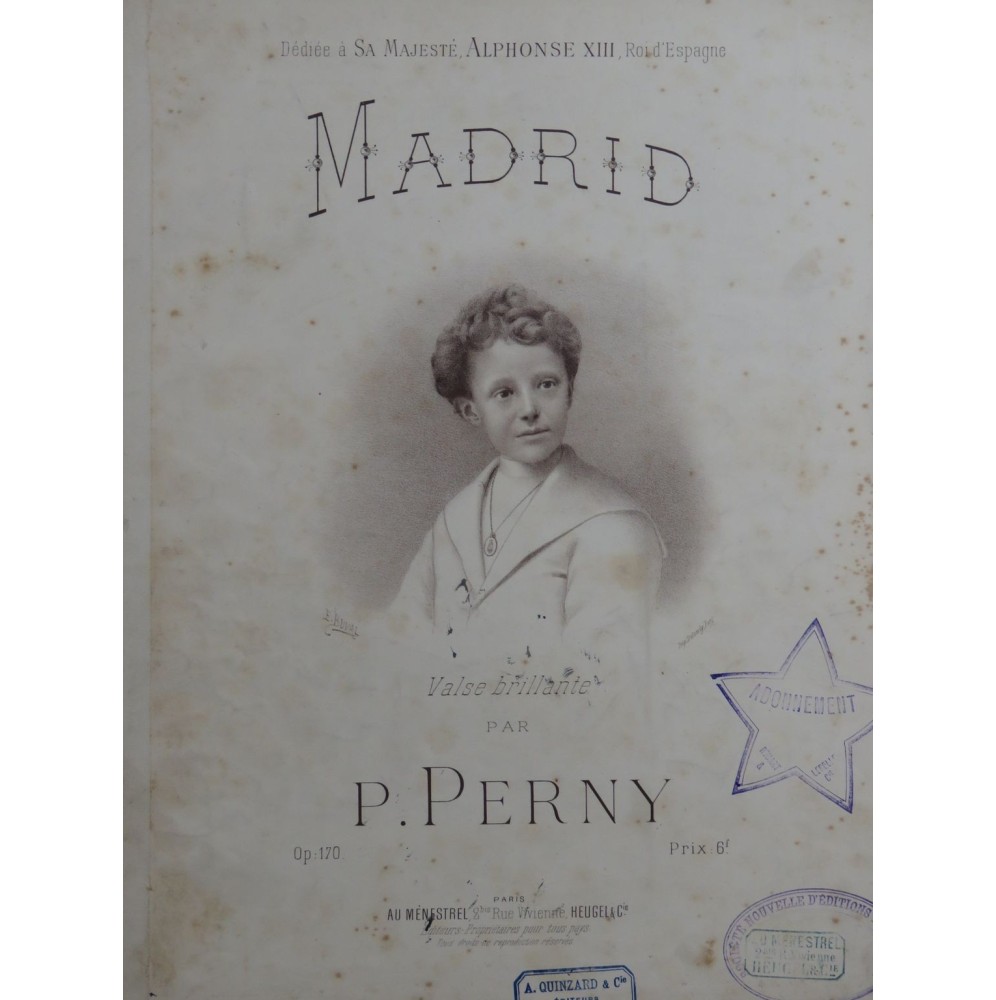 PERNY P. Madrid Piano ca1895