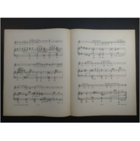 BOIS Francisque Mélos Chant Piano 1913