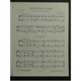 BERTHELOT René Petite Suite Variée Piano 1983