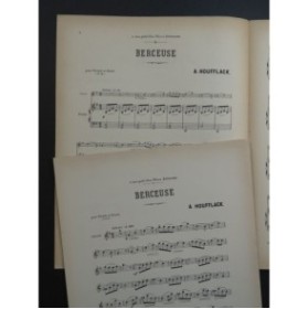 HOUFFLACK Albert Berceuse op 44 Violon Piano