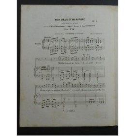 HENRION Paul Mon Cœur et ma Rapière Chant Piano 1849