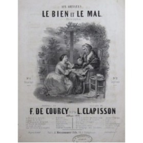 CLAPISSON Louis Le Bien et le Mal Chant Piano 1853