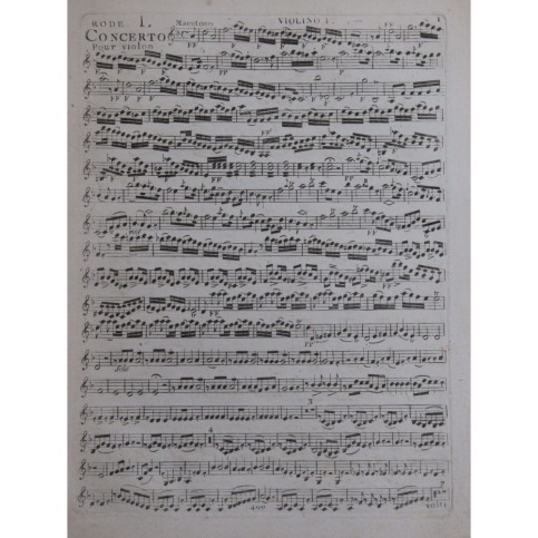 RODE Pierre Concerto No 1 Orchestre ca1800