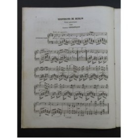 CONSTANT Charles Souvenir de Berlin Piano ca1850