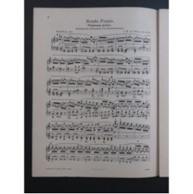 WEBER Le Mouvement Perpétuel Rondo-Finale op 24 Piano