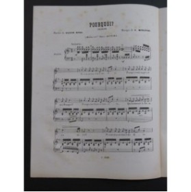 MURATORI G. Pourquoi ? Chant Piano ca1865