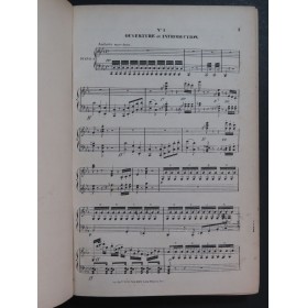 MEYERBEER Giacomo Robert le Diable Opéra Chant Piano ca1855