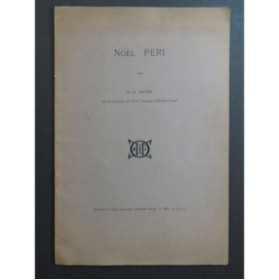 MAITRE Cl.-E. Noël Peri Dédicace 1922