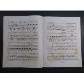 LOUIS N. Fantaisie Héroïque sur Charles VI Halévy Piano Violon ca1843