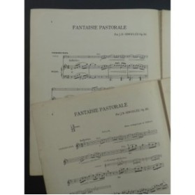 SINGELÉE J. B. Fantaisie Pastorale op 56 Violon Piano XIXe