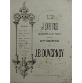 DUVERNOY J. B. Venite Adoremus op 271 Piano 4 Mains XIXe