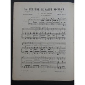 GOUZIEN Armand La Légende de Saint Nicolas Chant Piano