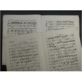 JACQUE Émile Romance sans Paroles op 1 Violon Piano ca1860