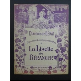 BÉRAT Frédéric La Lisette de Béranger Chant Piano