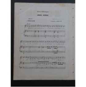 DÜRINGER Ombre Adorée Chant Piano ca1870