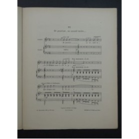 MORET Ernest Et pourtant un accord tacite Piano Chant 1904