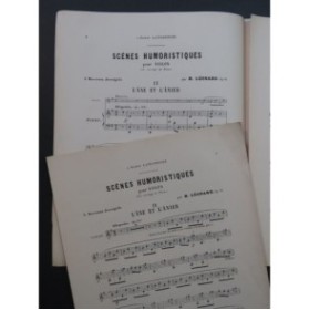 LÉONARD H. L'âne et l'ânier op 61 Piano Violon 1891