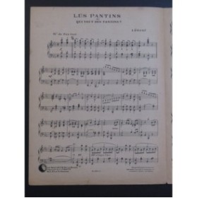 LÉOJAC Les Pantins Fox Trot Piano
