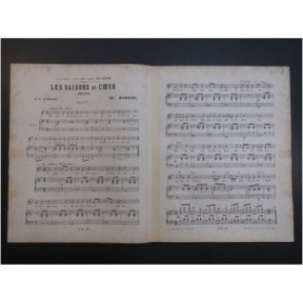 MOREAU W. Les Saisons du Coeur Chant Piano XIXe siècle