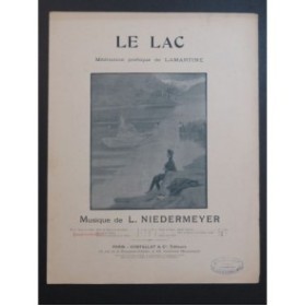 NIEDERMEYER Louis Le Lac Chant Piano 1908