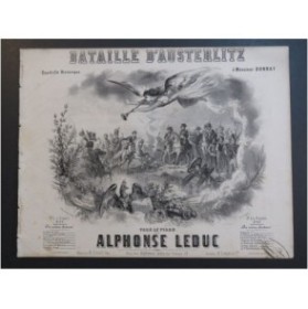 LEDUC Alphonse Bataille d'Austerlitz Piano ca1850