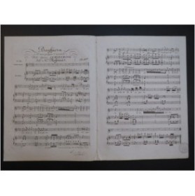 ROSSINI G. Semiramide No 18 Preghiera Chant Piano ca1823