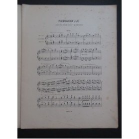 GOUNOD Charles Passacaille Sérénade Piano 4 mains 1885