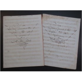 LIDL Andreas Six Duos Concertants pour Violon et Alto Manuscrit XVIIIe