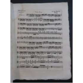 MARTINI G. B. Sereno Raggio di Lieta Calma Chant Orchestre 1790