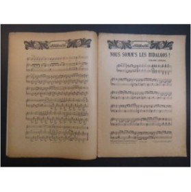 LEHAR Franz La Danse des Libellules Piano Chant ca1925