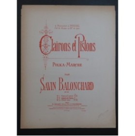BALONCHARD Savin Clairons et Pistons Piano
