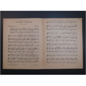 GALLINI Louis Chanson Boheme Chant Piano 1946