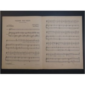 ROCCA Paul Ferme tes Yeux Chant Piano 1947