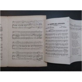 WACHS Frédéric Le Chemin des Cerisiers Chant Piano ca1880