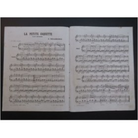 DELASEURIE Arthur La Petite Coquette Valse Piano ca1873
