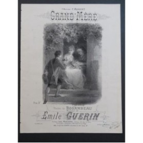 GUÉRIN Émile Grand-Mère Piano Chant XIXe
