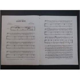 GUÉRIN Émile Grand-Mère Piano Chant XIXe